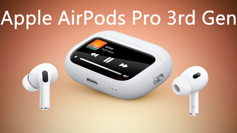 Apple AirPods Pro 3rd Generation - Touch-Screen LED Smart Case