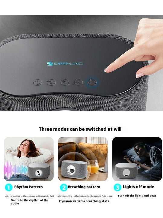 Magnetic Fluid Wireless Charger Bluetooth Stereo 3D Surround Bass Desktop Computer Desktop Speaker