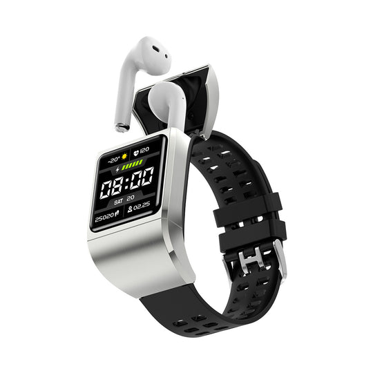 Smart Watch Bluetooth Headset 2 In 1 Color Screen