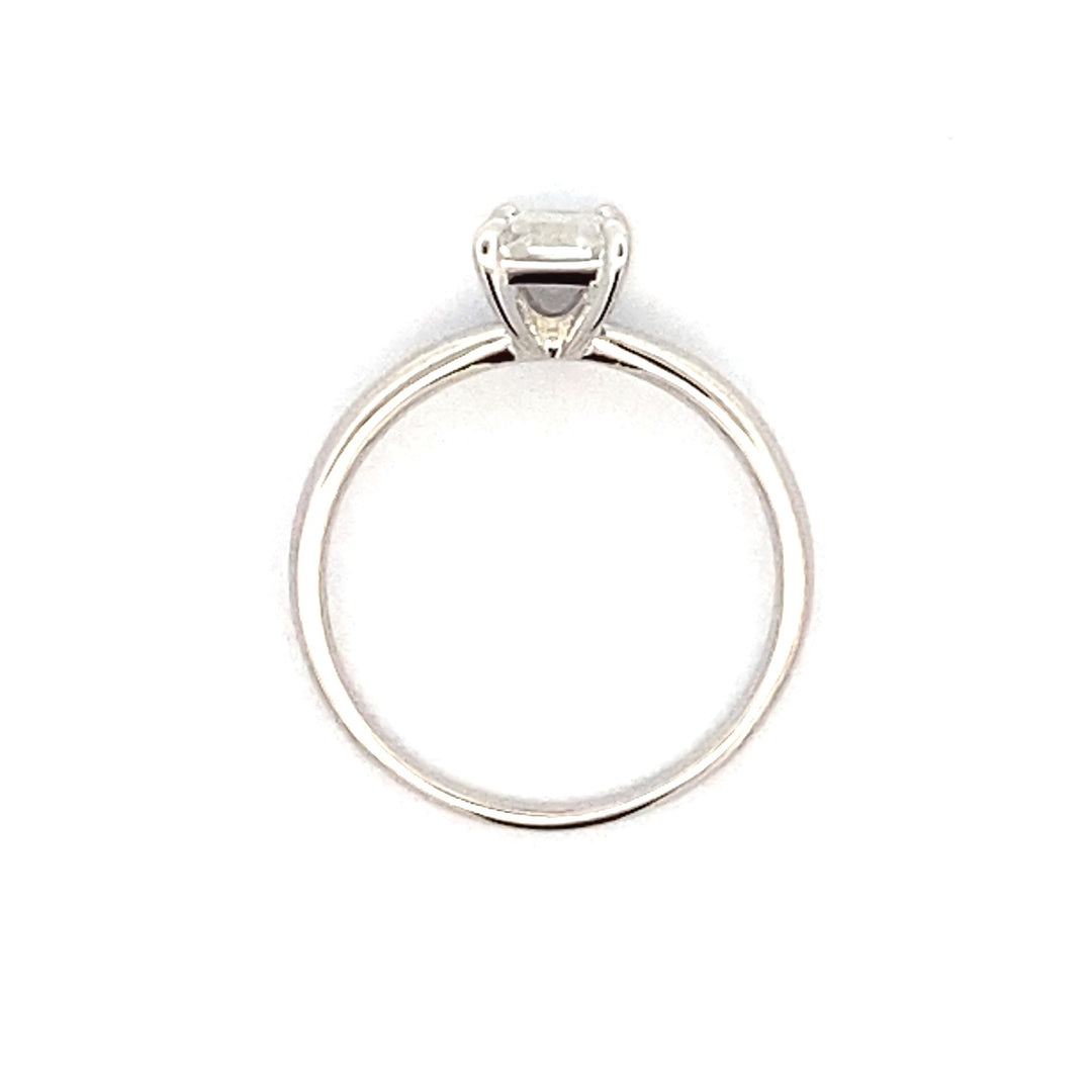 Natural .98ct Moissanite  Sterling Silver