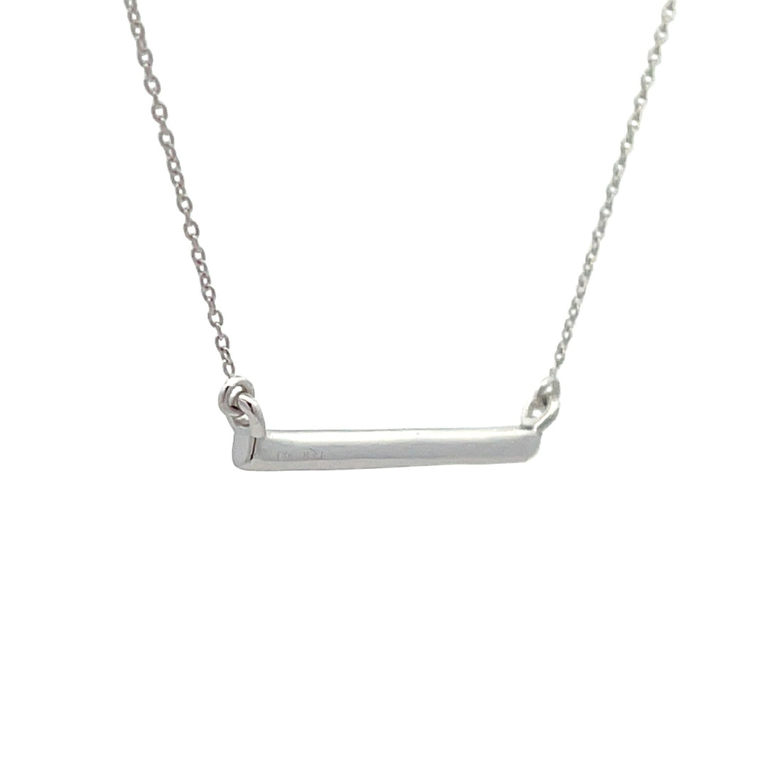 Natural .05ct Diamond Fashion Pendants 14KT White Gold