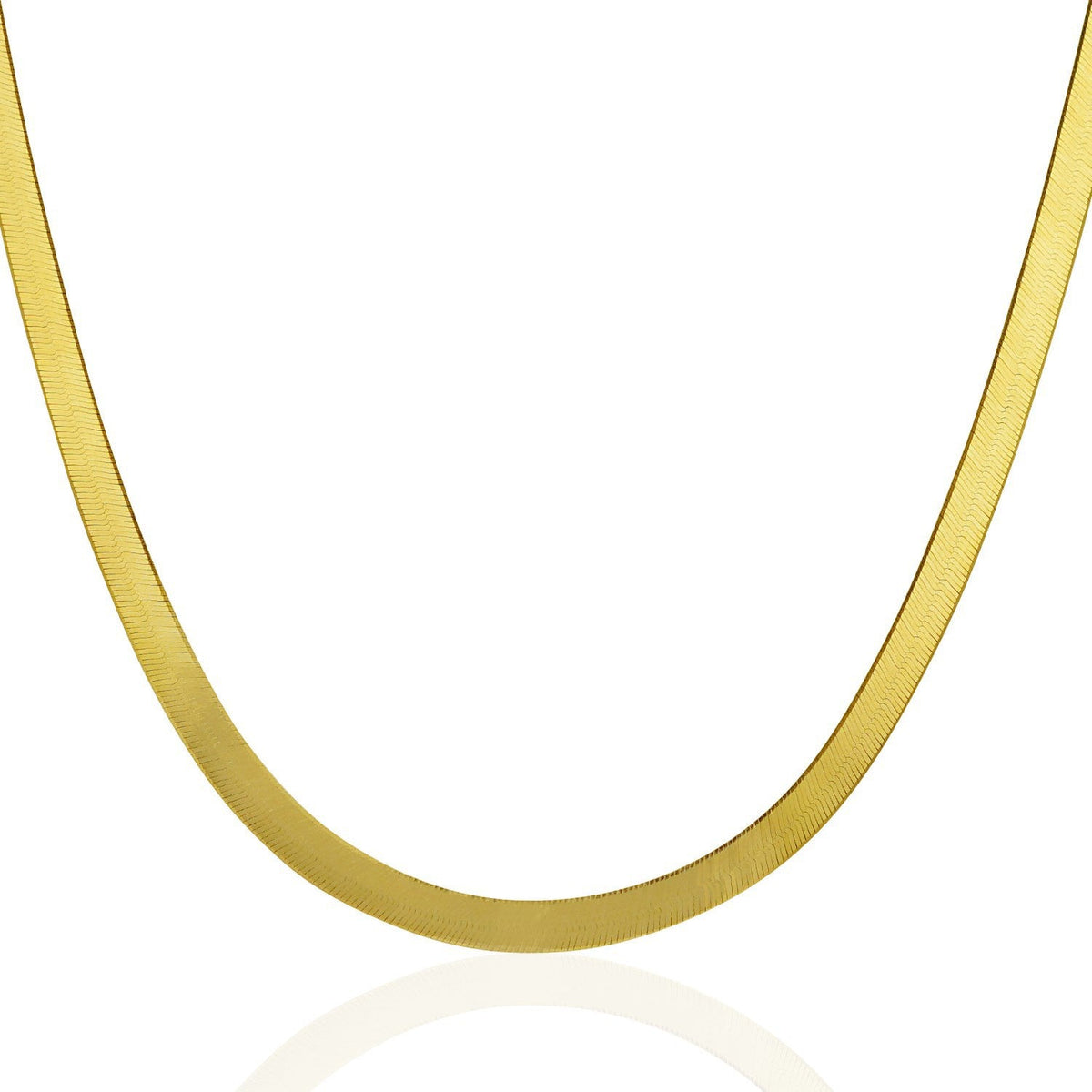 Cadena cola de milano Super Flex de 5,0 mm de oro amarillo de 14k