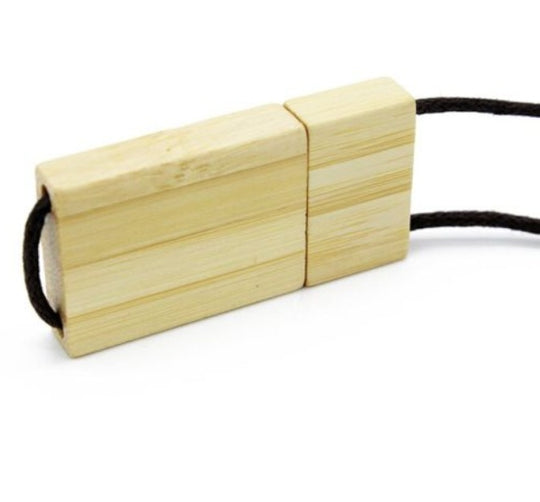 Lanyard Wooden USB Flash Drive Creative Wooden Gift USB Flash Drive