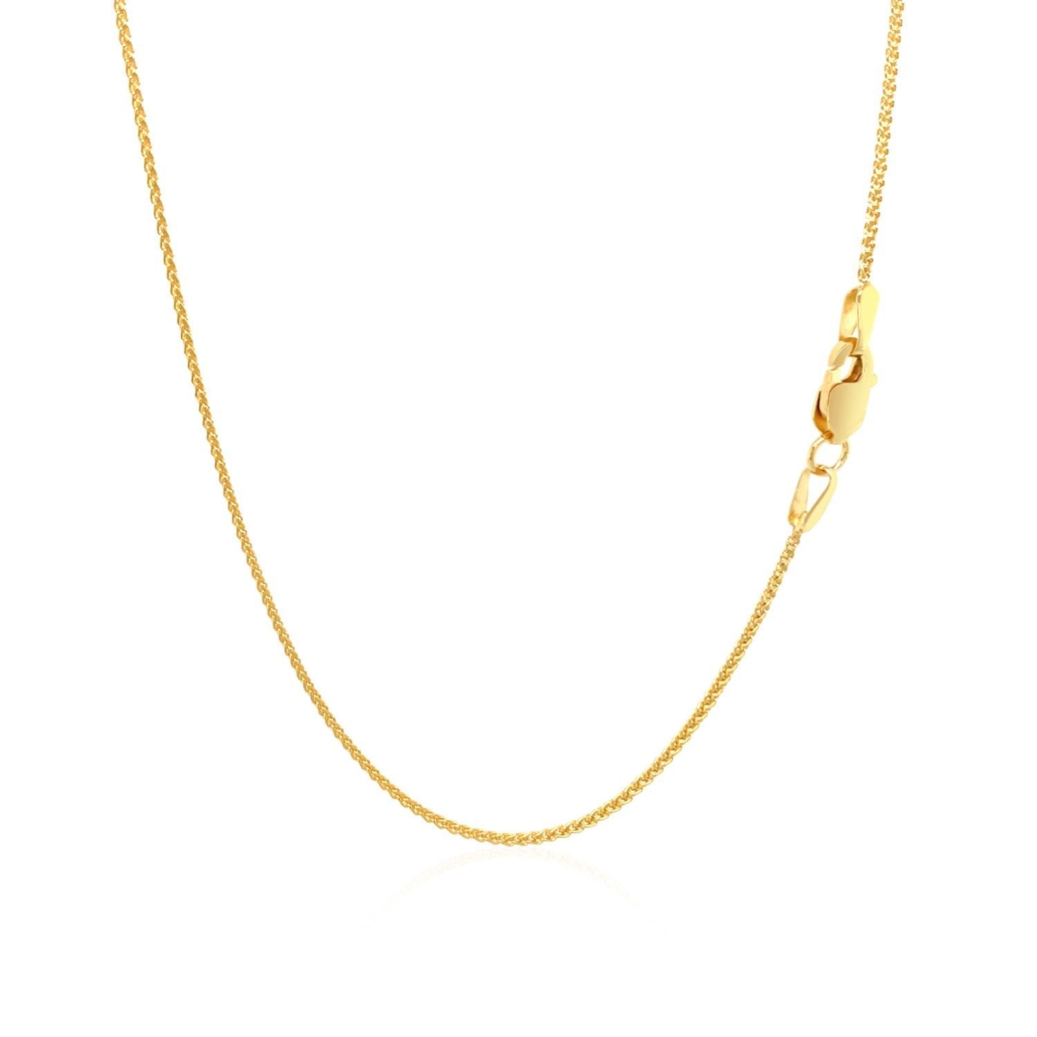 Cadena Trigo de Oro Amarillo de 10k y 1.0mm