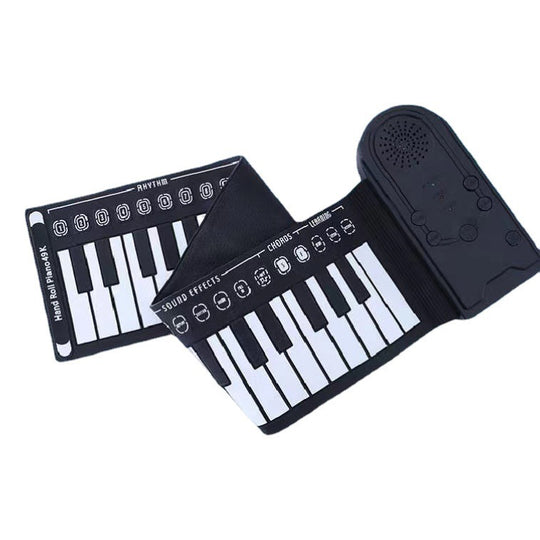 Portable 49 Keys Roll-up Flexible Keyboard - Folding Electric Piano