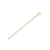 Sterling Silver Gold Plated Paperclip Chain (2.95 mm)