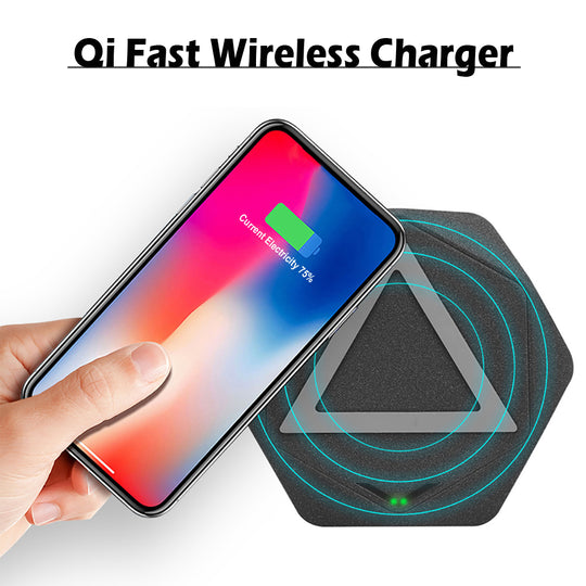 Wireless Charger - Qi-Enabled Fast Charging 10W