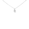10K White Gold 1/10 Cttw Diamond Solitaire Spiral 18