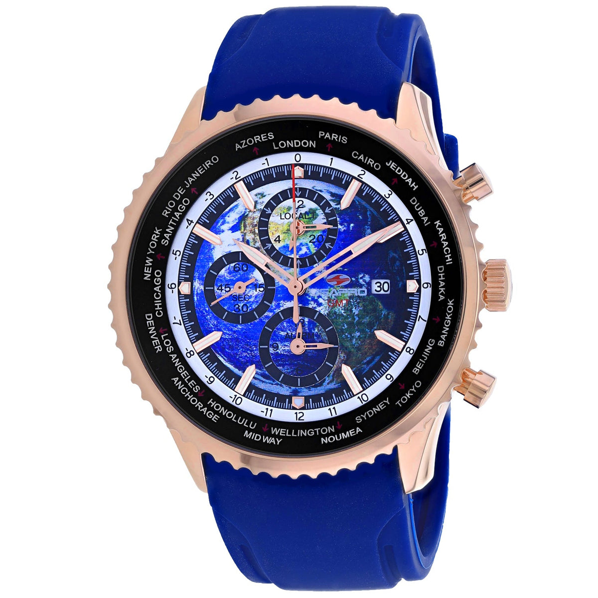 Мужские часы Seapro Meridian World Timer GMT