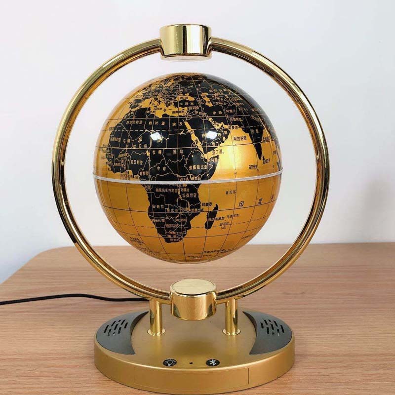 Magnetic Levitating Bluetooth Speaker Globe Table Lamp Gift