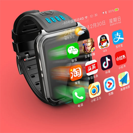 AquaView Waterproof Android OS Smart Watch - Built-in Camera