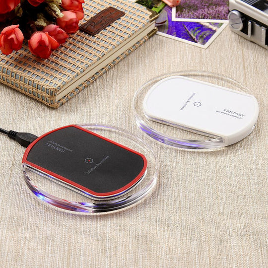 Universal QI Wireless Charger Pad - Stylish Modern Design with Fast Charging