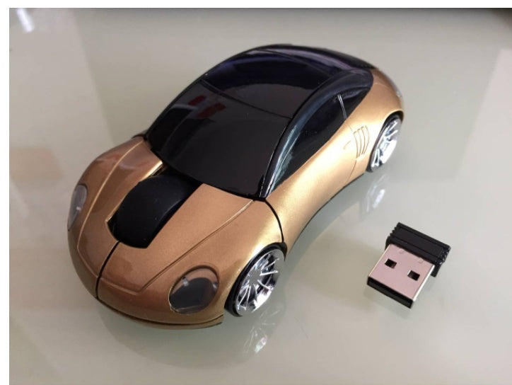 Porsche Car Shape Wireless PC Mouse - 2.4GHz Bluetooth - Ultra-Low Power Consumption