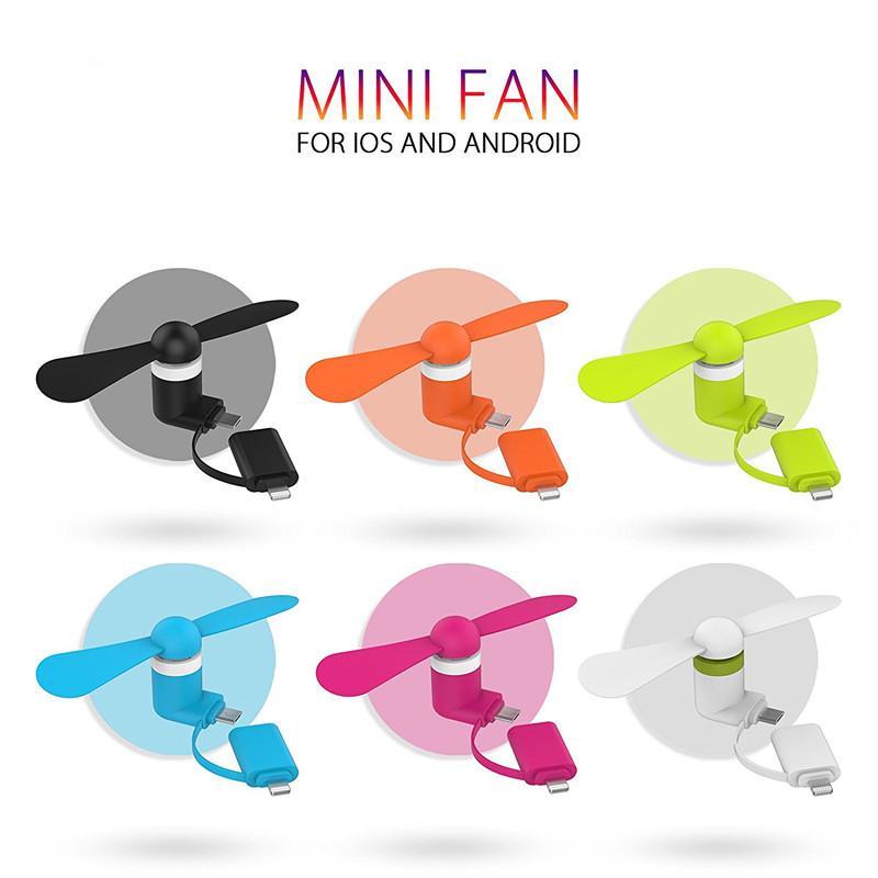 Type-C Phone Mini Fan - Low Noise, High Speed