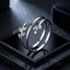 925 Sterling Silver Oxidized Ring for Women