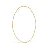 Men's Solid 10K Yellow Gold 3.2mm Light Rope Chain Necklace