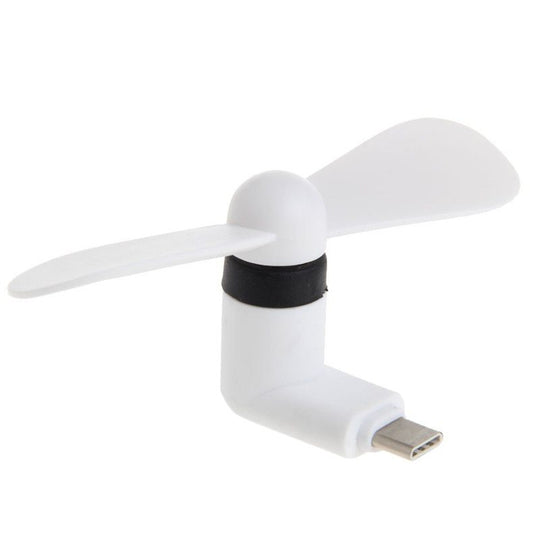 Type-C Phone Mini Fan - Low Noise, High Speed