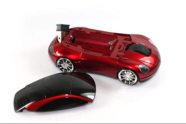 Porsche Car Shape Wireless PC Mouse - 2.4GHz Bluetooth - Ultra-Low Power Consumption