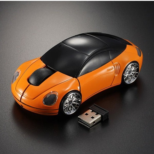 Porsche Car Shape Wireless PC Mouse - 2.4GHz Bluetooth - Ultra-Low Power Consumption