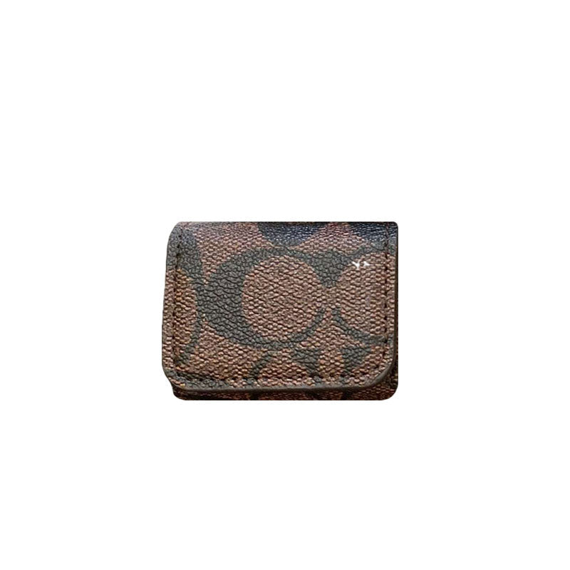 Estuches para AirPods de lujo Coach Café-YH240425
