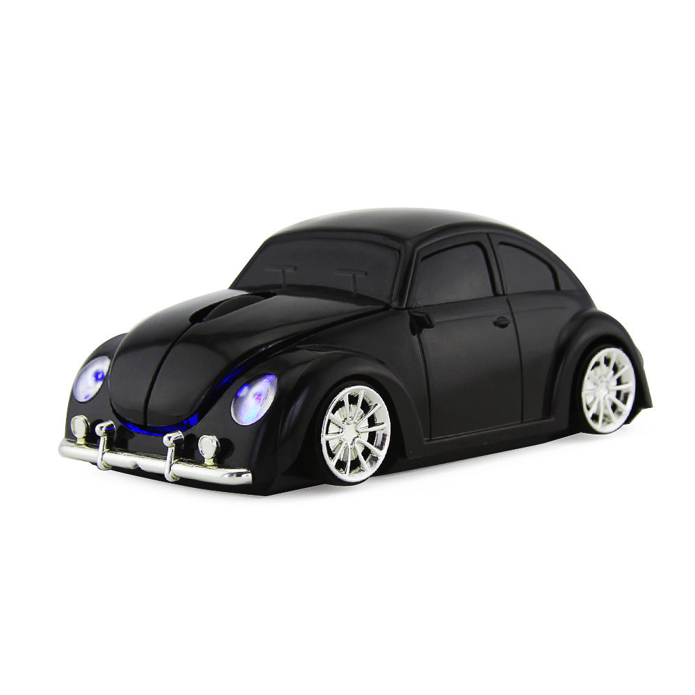 VW Beetle Car Shape Wireless PC Mouse - 2.4GHz Bluetooth - Ultra-Low Power Consumption