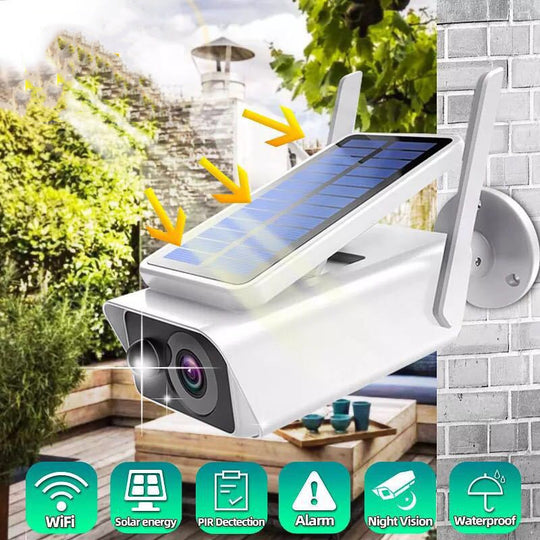 Wireless Wi-Fi Solar Camera with Motion Detection