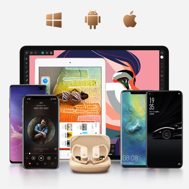 Auriculares inalámbricos premium: largo alcance y batería de larga duración
