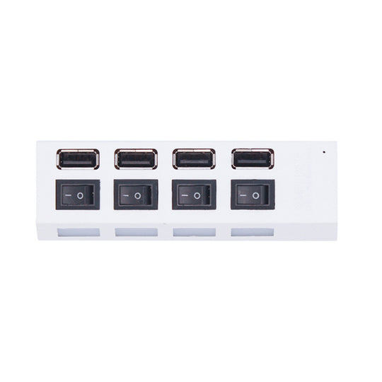 Versatile 7-Port USB 2.0 Hub with Each Port Independent Switch On/Off Control (4-Port Optional)