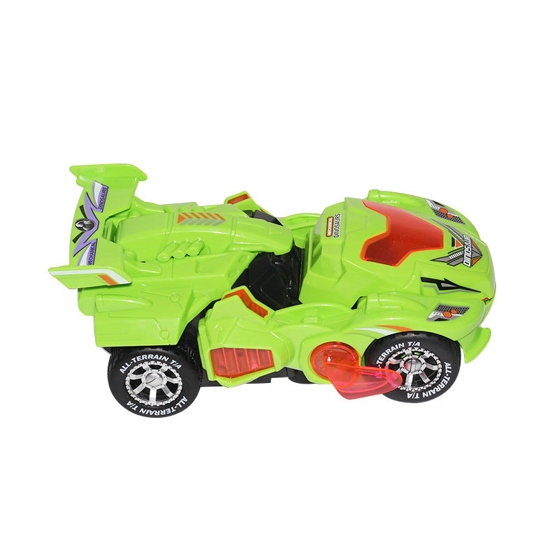 R/C Car - Transforming Dinosaur Robot - Powerful LED Lights, Sounds, and Roaring Dinosaur Action