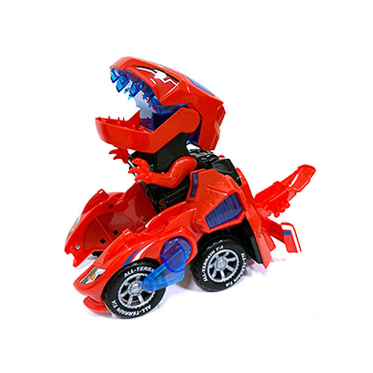 Transforming Dinosaur Led Robot Car