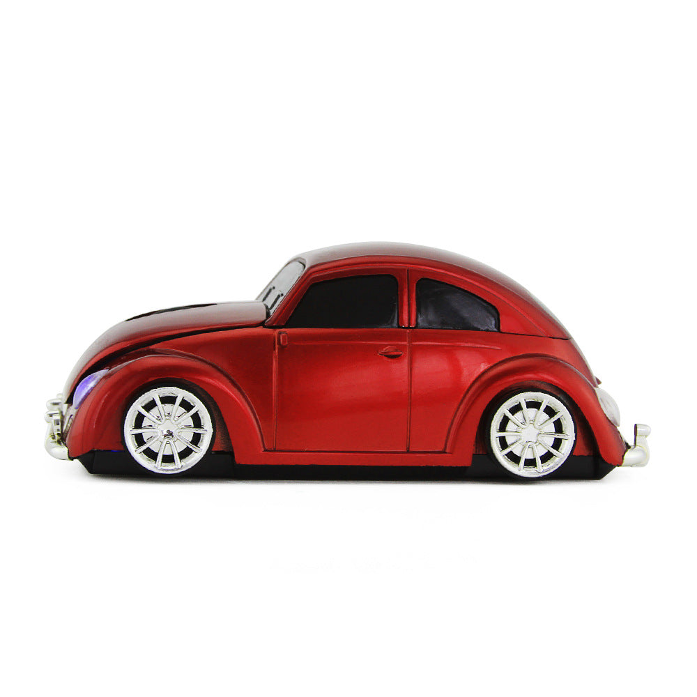 VW Beetle Car Shape Wireless PC Mouse - 2.4GHz Bluetooth - Ultra-Low Power Consumption