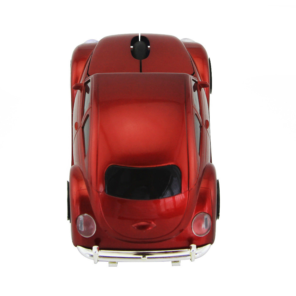 VW Beetle Car Shape Wireless PC Mouse - 2.4GHz Bluetooth - Ultra-Low Power Consumption