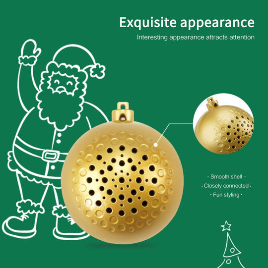 HarmonyGlow: Christmas Ball Ornament - Wireless Bluetooth Speaker