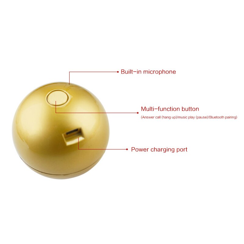 HarmonyGlow: Christmas Ball Ornament - Wireless Bluetooth Speaker