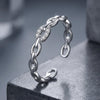 925 Sterling Silver 0.3cm Width CZ Pavé Setting Rings