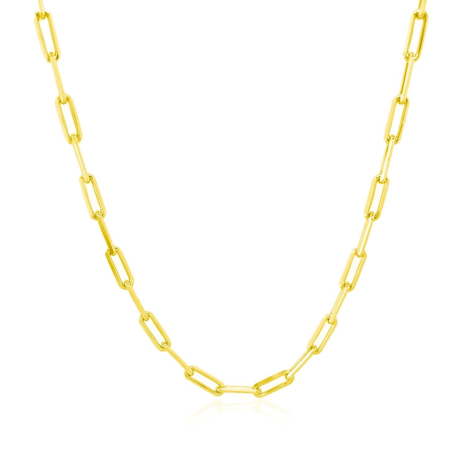 Cadena de eslabones de oro amarillo de 18 K (2.50 mm)