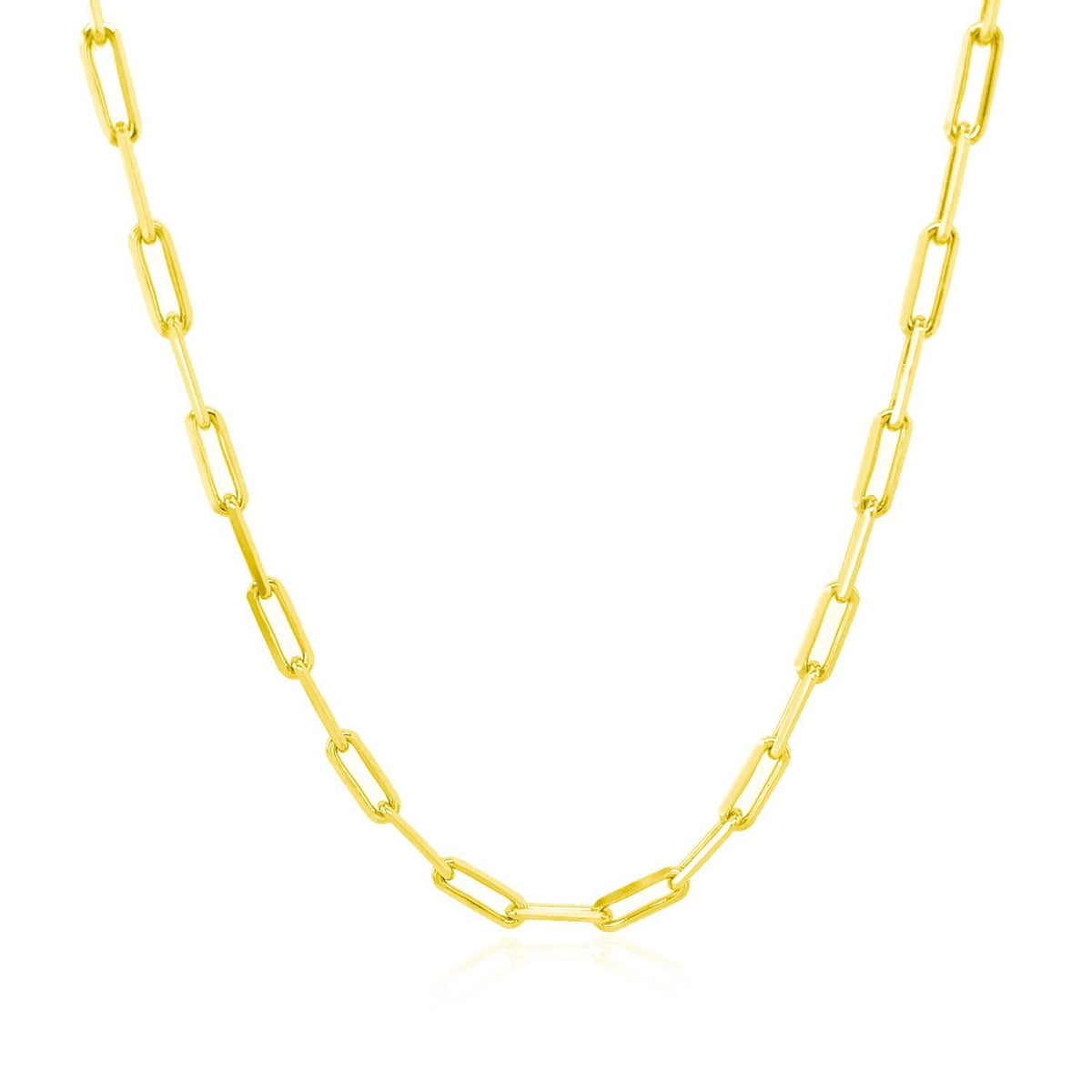 Cadena de eslabones de oro amarillo de 10K (2.50 mm)