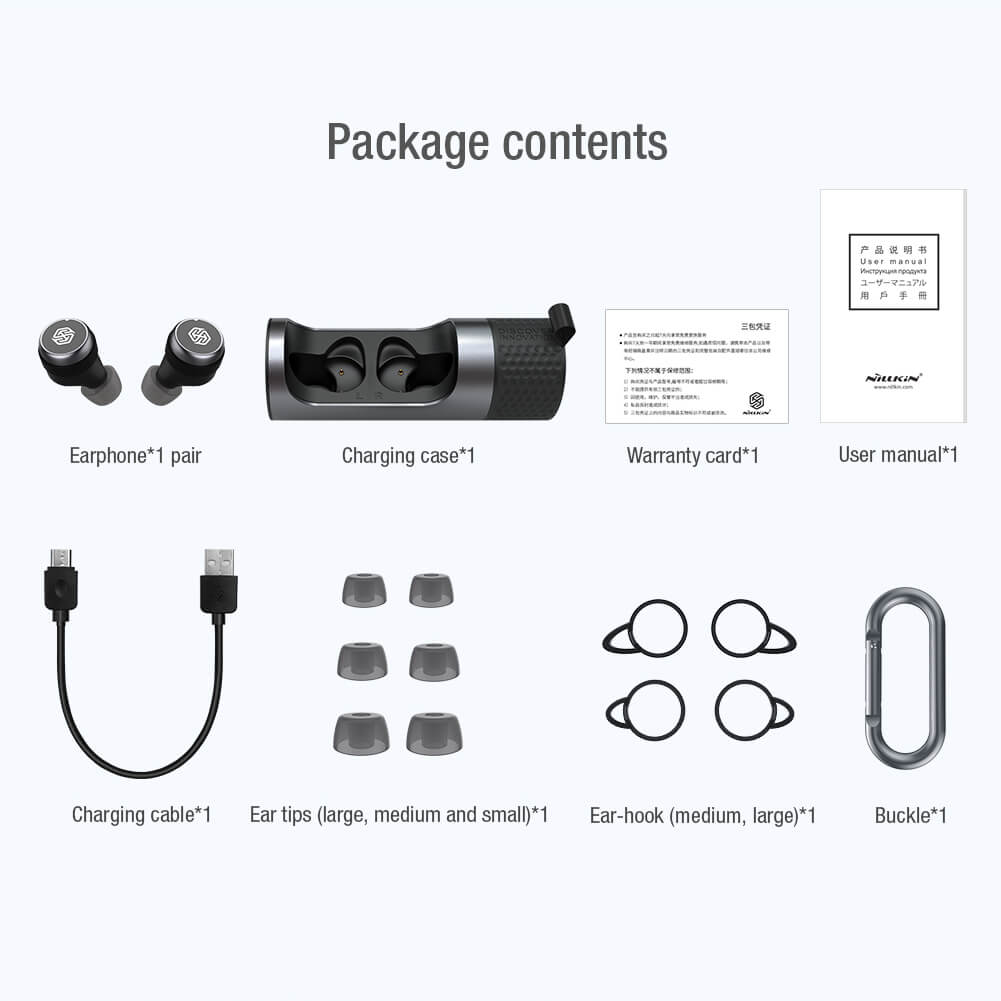 TWS+ Cylinder Charging Case - Ultimate Wireless Earphones - Bluetooth Earbuds Headset