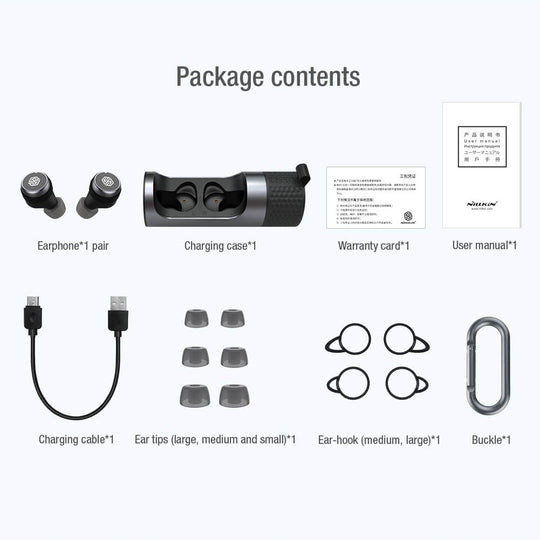 TWS+ Cylinder Charging Case - Ultimate Wireless Earphones - Bluetooth Earbuds Headset