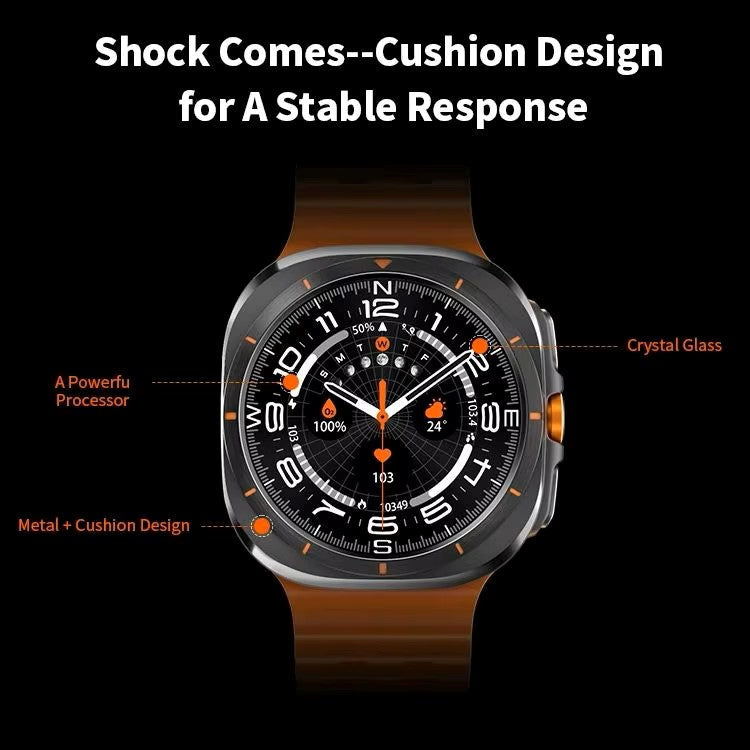 Upgraded Galaxy Watch Ultra 2 47mm - with full Android OS and Google Play Store - Built-In Rotating Camera - Wi-Fi, Bluetooth, GPS, Cellular 5G