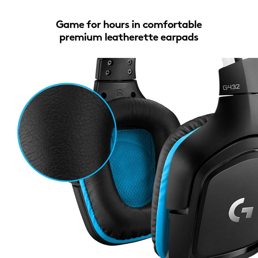 Auriculares para juegos con cable Logitech G432 negros (NUEVOS)