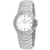 Reloj ESQ de acero inoxidable plateado con esfera blanca para mujer