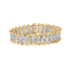 10K Yellow Gold 4.00 Cttw Pave Diamond Classic Link 7