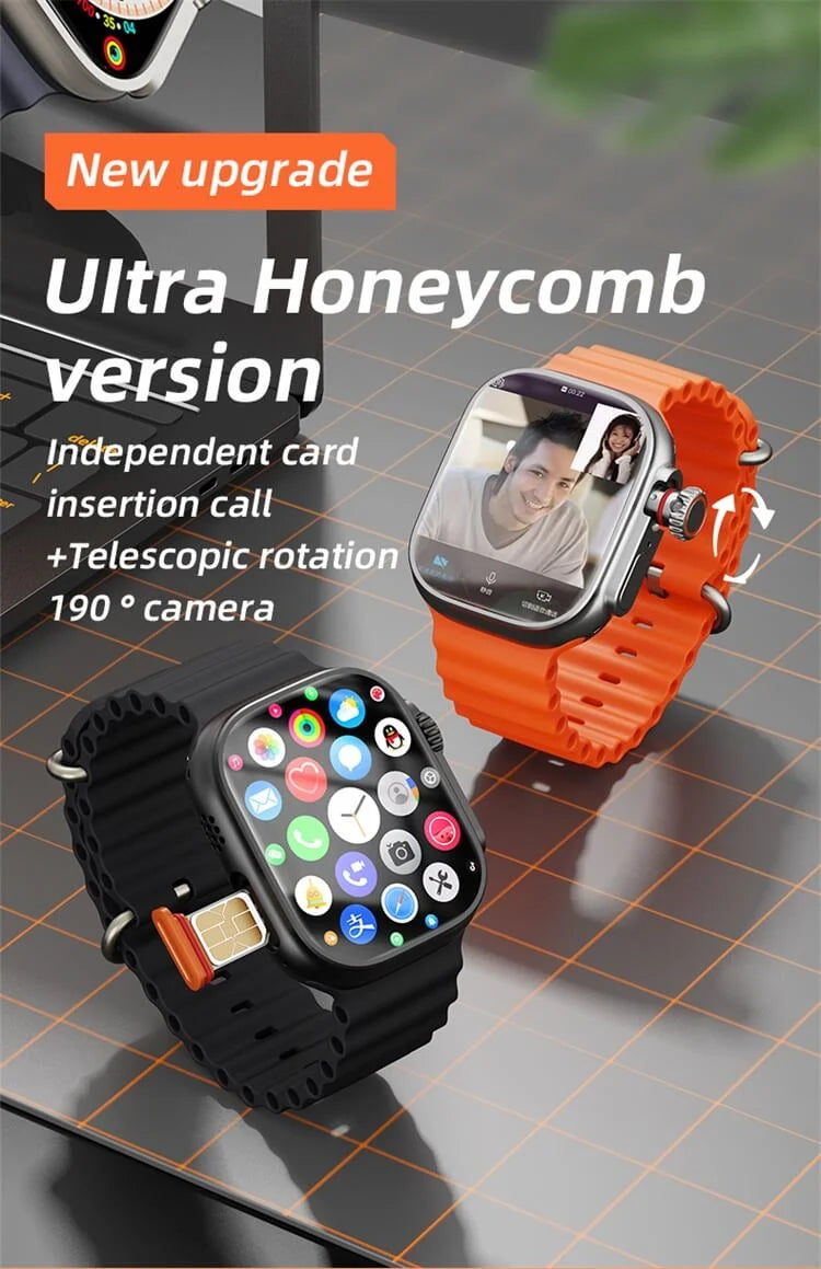 Android Watch Ultra 2 — умные часы на базе ОС Android со встроенной камерой, 5G, GPS, Wi-Fi, Bluetooth 