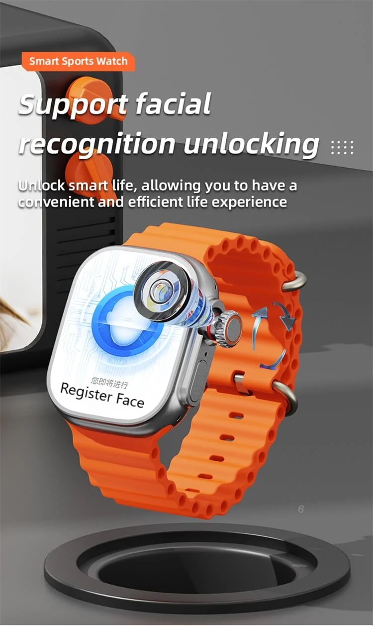 Android Watch Ultra 2 — умные часы на базе ОС Android со встроенной камерой, 5G, GPS, Wi-Fi, Bluetooth 