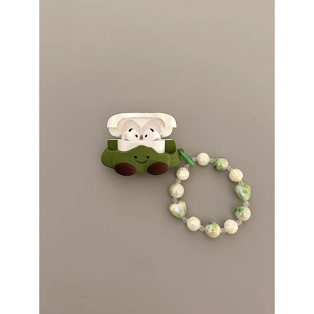Colgante de cuentas de mascota linda Matcha Snow Top