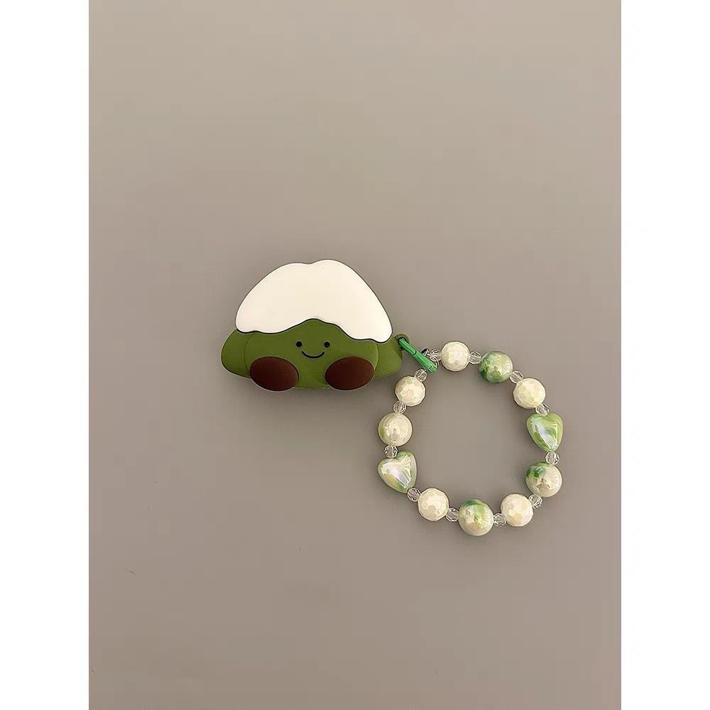 Colgante de cuentas de mascota linda Matcha Snow Top