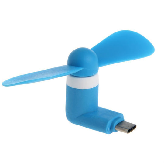 Type-C Phone Mini Fan - Low Noise, High Speed