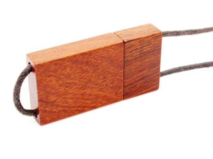 Lanyard Wooden USB Flash Drive Creative Wooden Gift USB Flash Drive