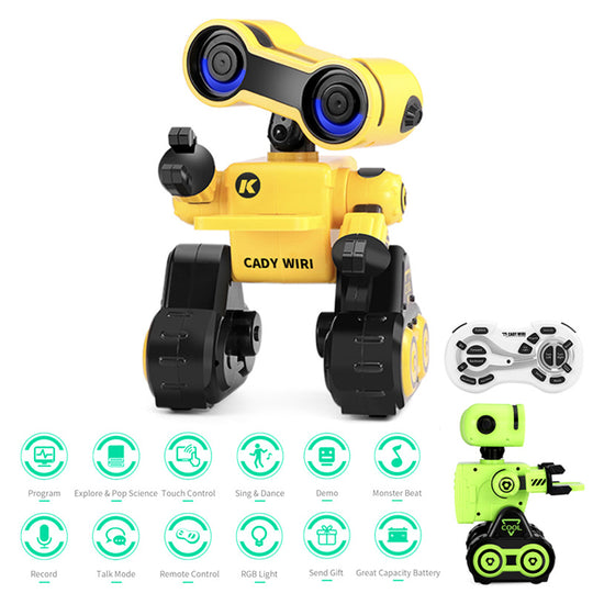 JJR/C Cady Wiri - Children's Talking Remote Control Robot with Programmable Moves